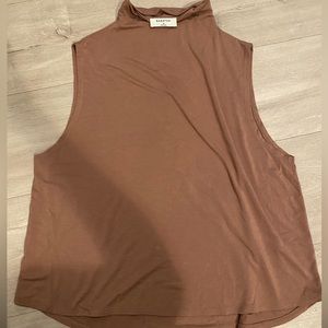 Babaton sleeveless turtleneck top